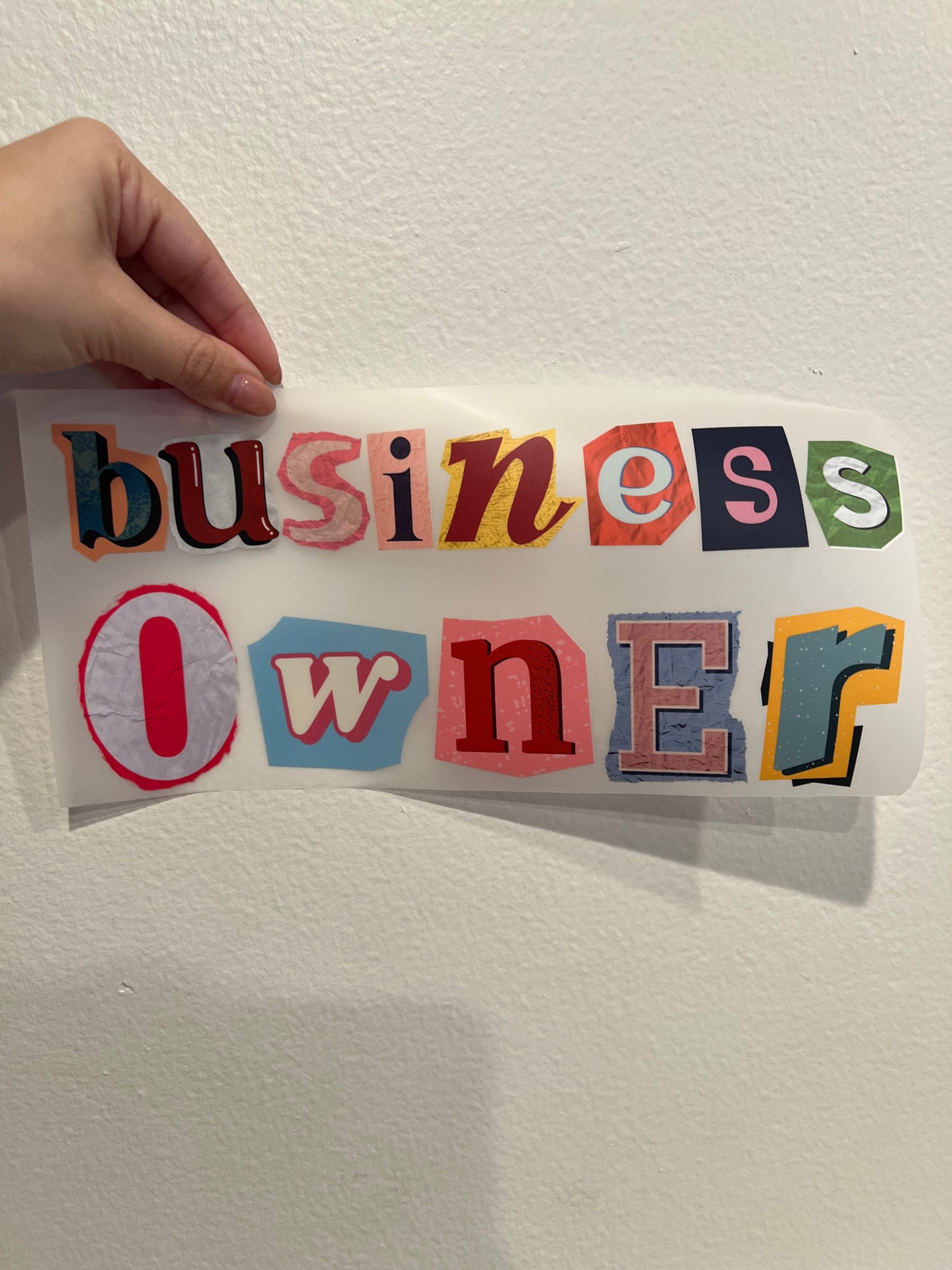 Business owner print