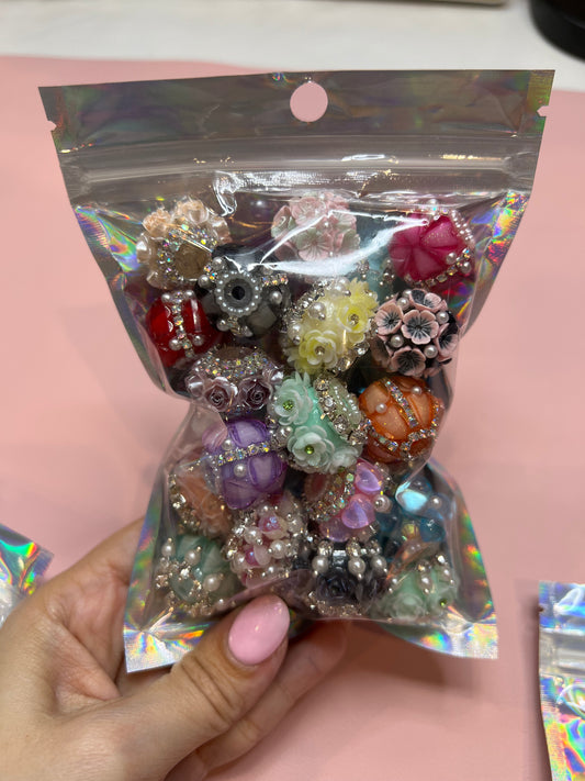 Premade fancy beads bag