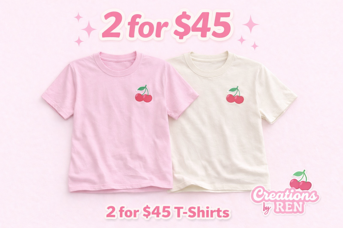 2 for $45 Comfort Colors Tshirts