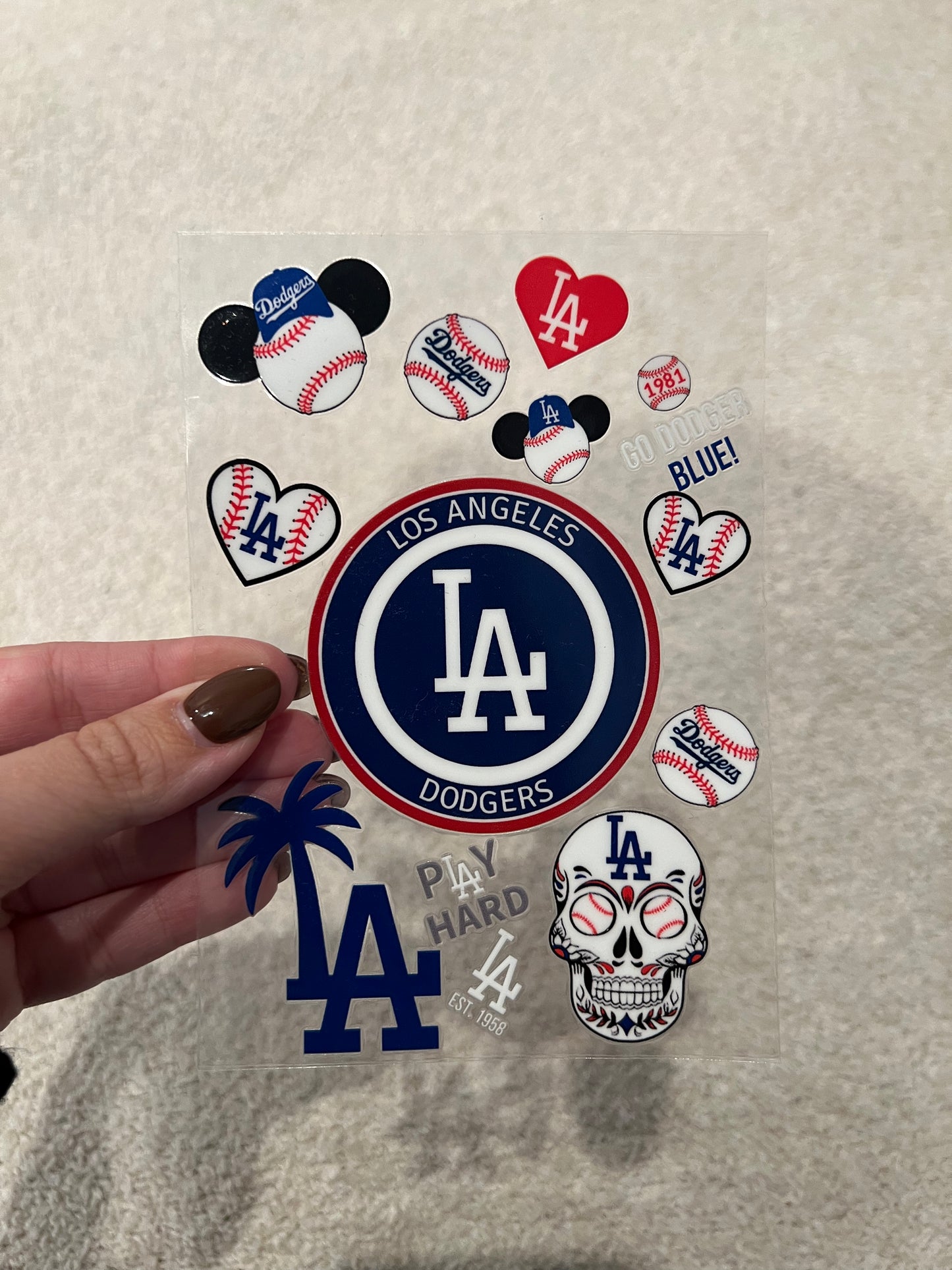 Dodgers decal