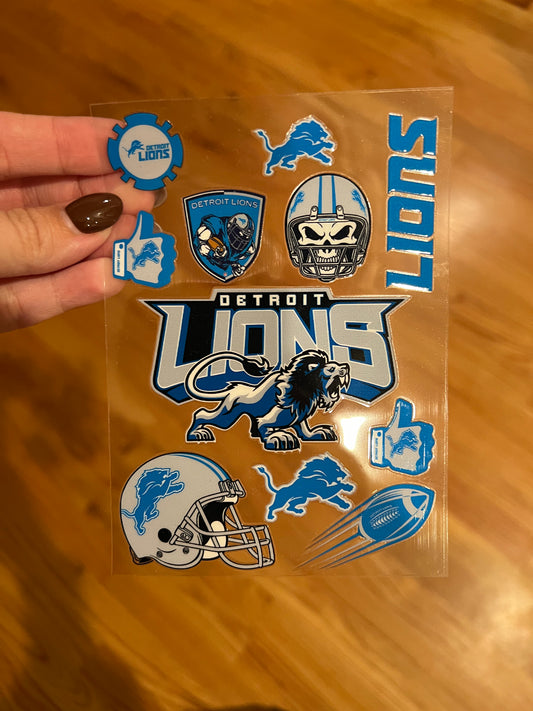 Detroit lions decal