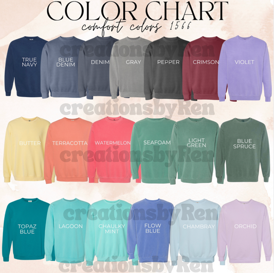 Comfort Colors 1566-Crewneck Sweater
